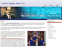 Tablet Screenshot of gaitanluismd.com